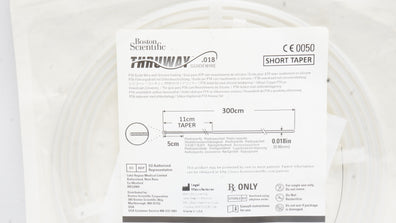 Boston Scientific M001492831 Thruway PTA Guide Wire .018inch x 11 x 300cm (x)